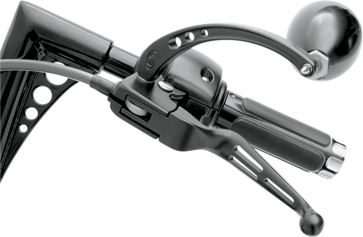 Drag Specialties Slotted Wide Blade Lever Set Black 0610-0142