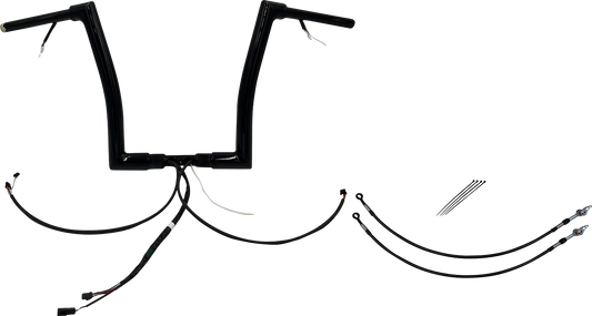 Fat Baggers, Inc. Plug & Play EZ Install 1-1/2" Flat Top Handlebar Kit 601314-B