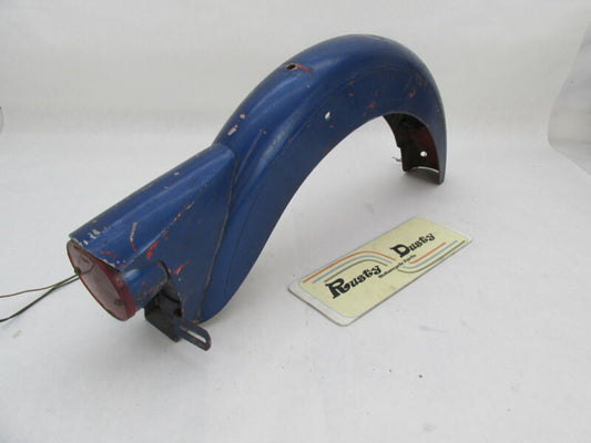 Harley Davidson Genuine Aermacchi M50 Blue Rear Fender w/ Guide Taillight