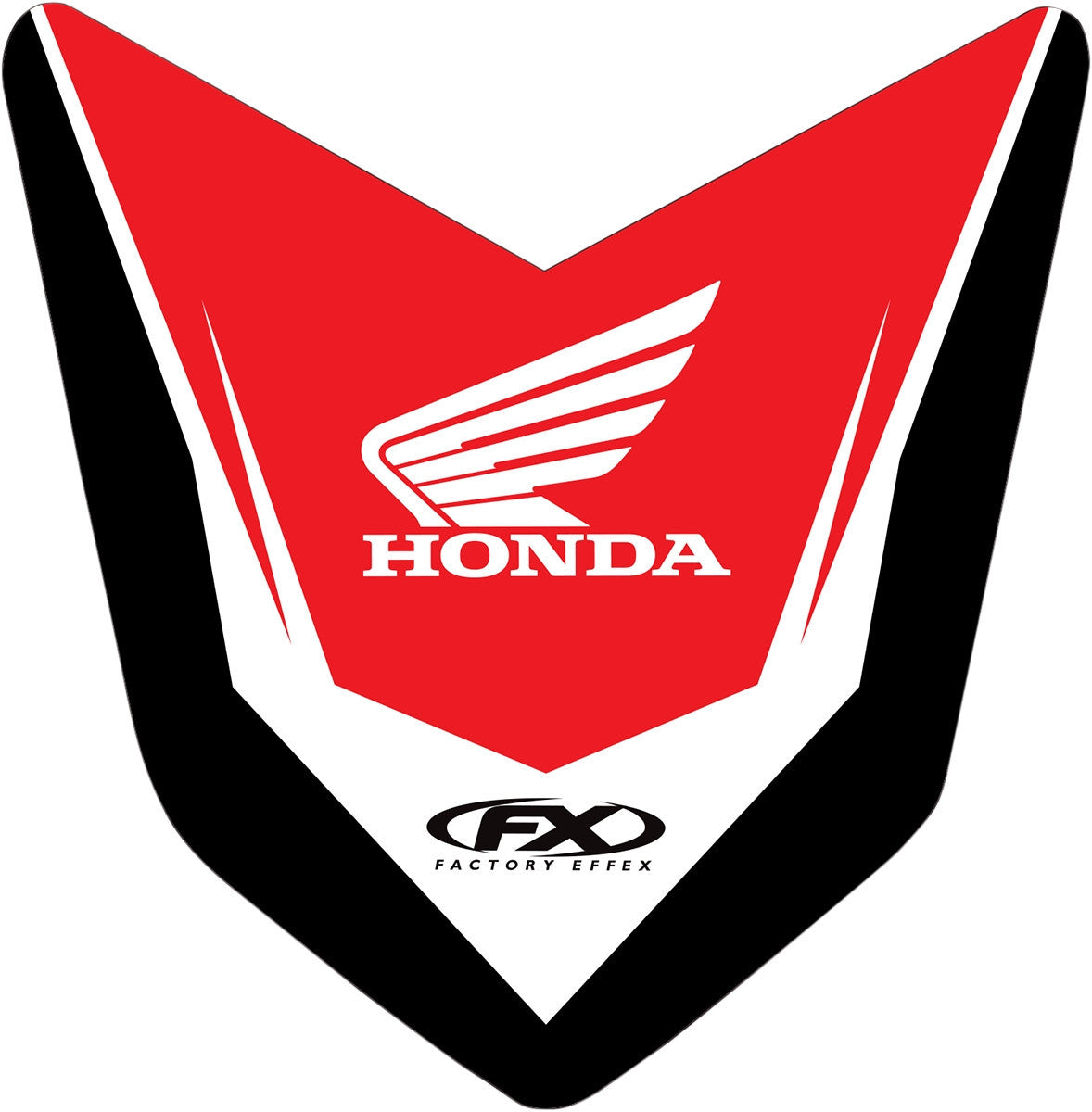 Factory Effex Front Fender Graphic Kit Red 17-30304