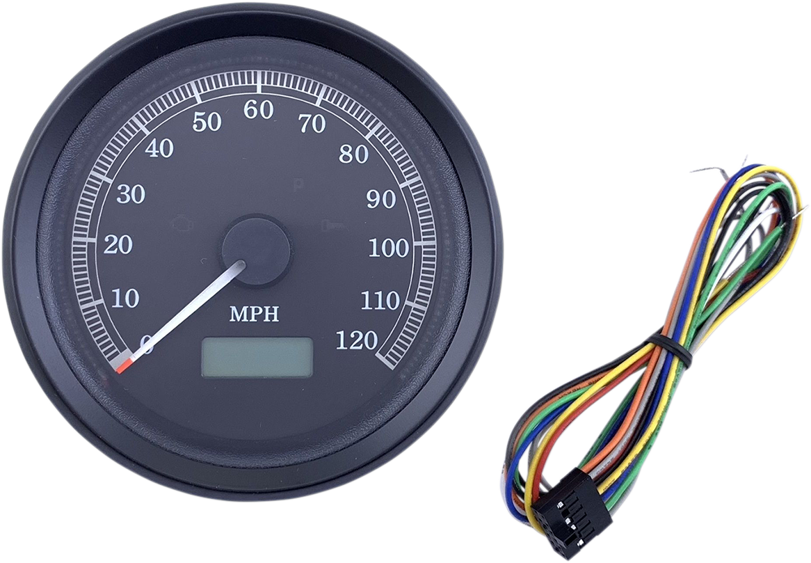 Drag Specialties 3 3/8" Programmable Electronic Speedometers 2210-0502