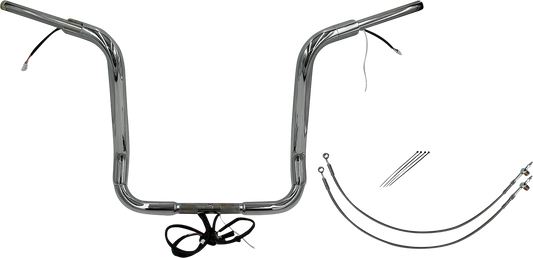 Fat Baggers, Inc. Plug & Play EZ Install 1-1/2" Round Top Handlebar Kit 802516