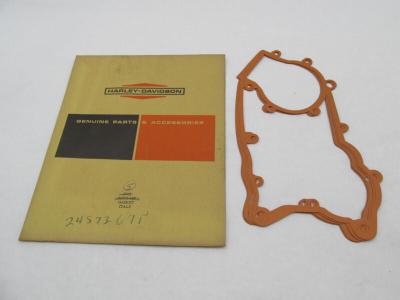 Lot of 5 Harley Genuine NOS Aermacchi M65 M50 MC65 Crankcase Gaskets 24573-67P
