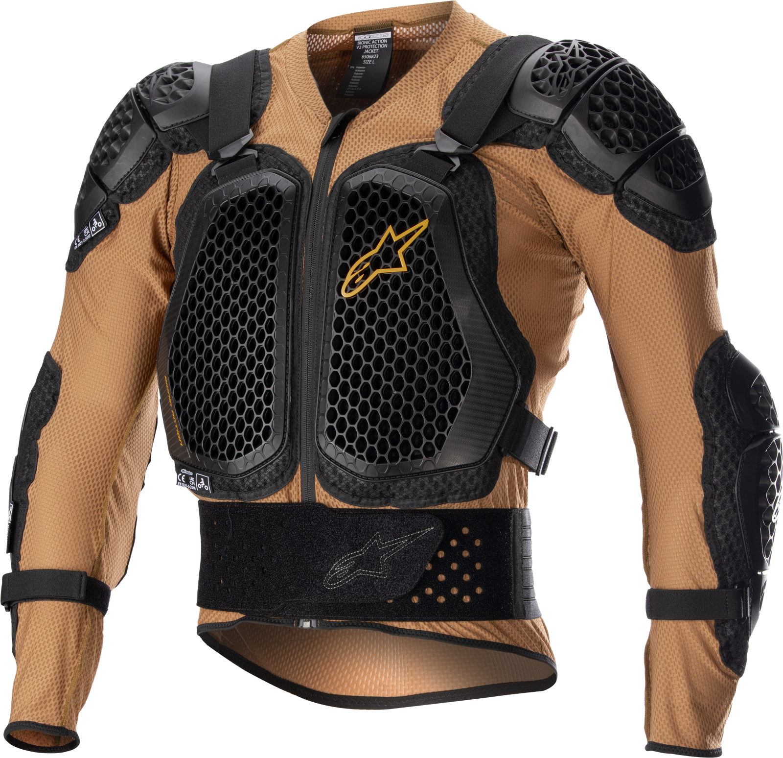 Alpinestars Bionic Action V2 Protection Jacket Sand/Grey XL 6506823-814-XL