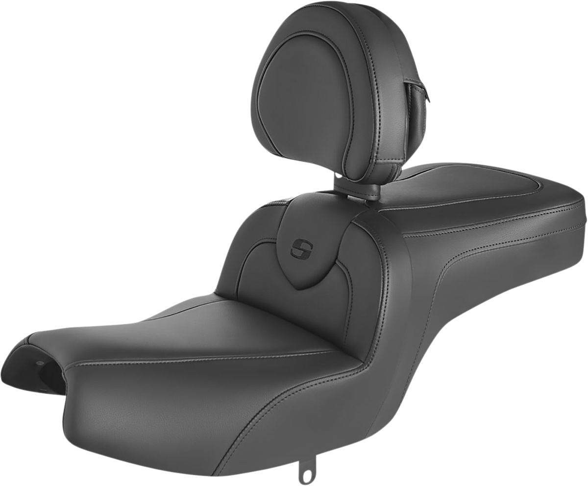 Saddlemen RoadSofa Seat Black W/Black Stitching I20-06-187BR