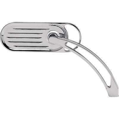 Arlen Ness Die-Cast Mirrors Chrome Slig-Shot Grooved 13-040