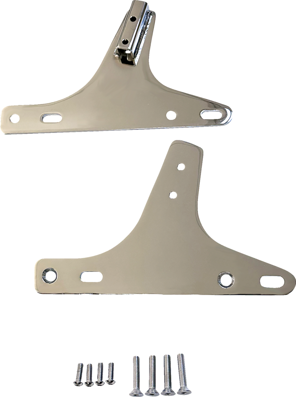 Drag Specialties Sissy Bar Side Plates Chrome 1504-0122