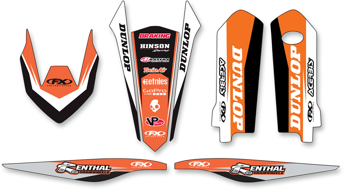 Factory Effex Universal Trim Kits Orange 19-50530