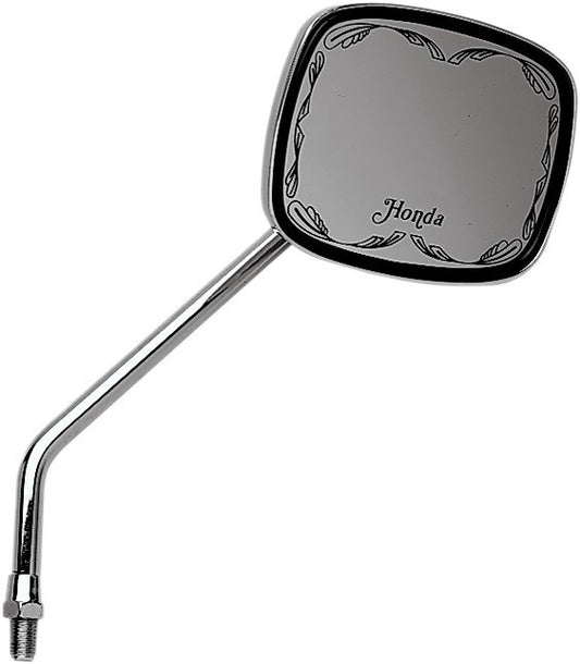 Emgo Universal Scrolled Mirror Honda, 10mm Thread - Either 20-21720