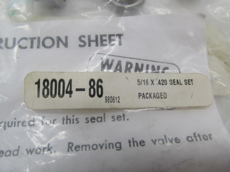 Harley Davidson Genuine NOS K-Line Valve Seals 18004-86