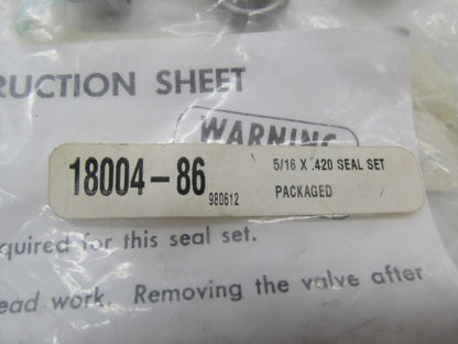 Harley Davidson Genuine NOS K-Line Valve Seals 18004-86