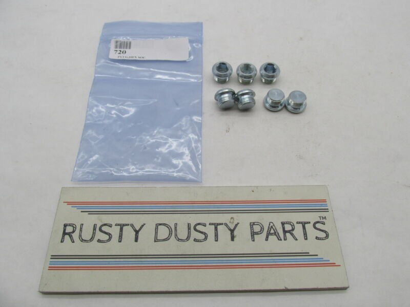 Lot of 7 Harley Davidson Genuine NOS Hex Socket Oil Tank Plugs 720