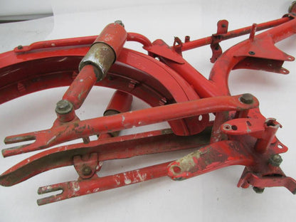 Harley Aermacchi 1966 M50S Red Frame w/ Rear Shocks Swingarm, Fender &