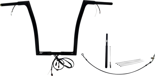 Fat Baggers, Inc. Plug & Play EZ Install 1-1/4" Flat Top Handlebar Kit 712916-B