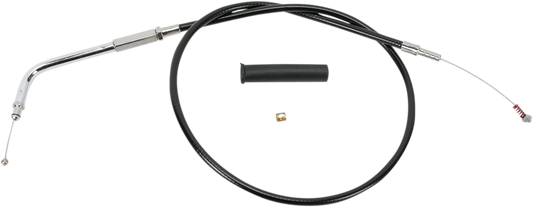 Drag Specialties Black Vinyl Idle Cable 28 3/4in.