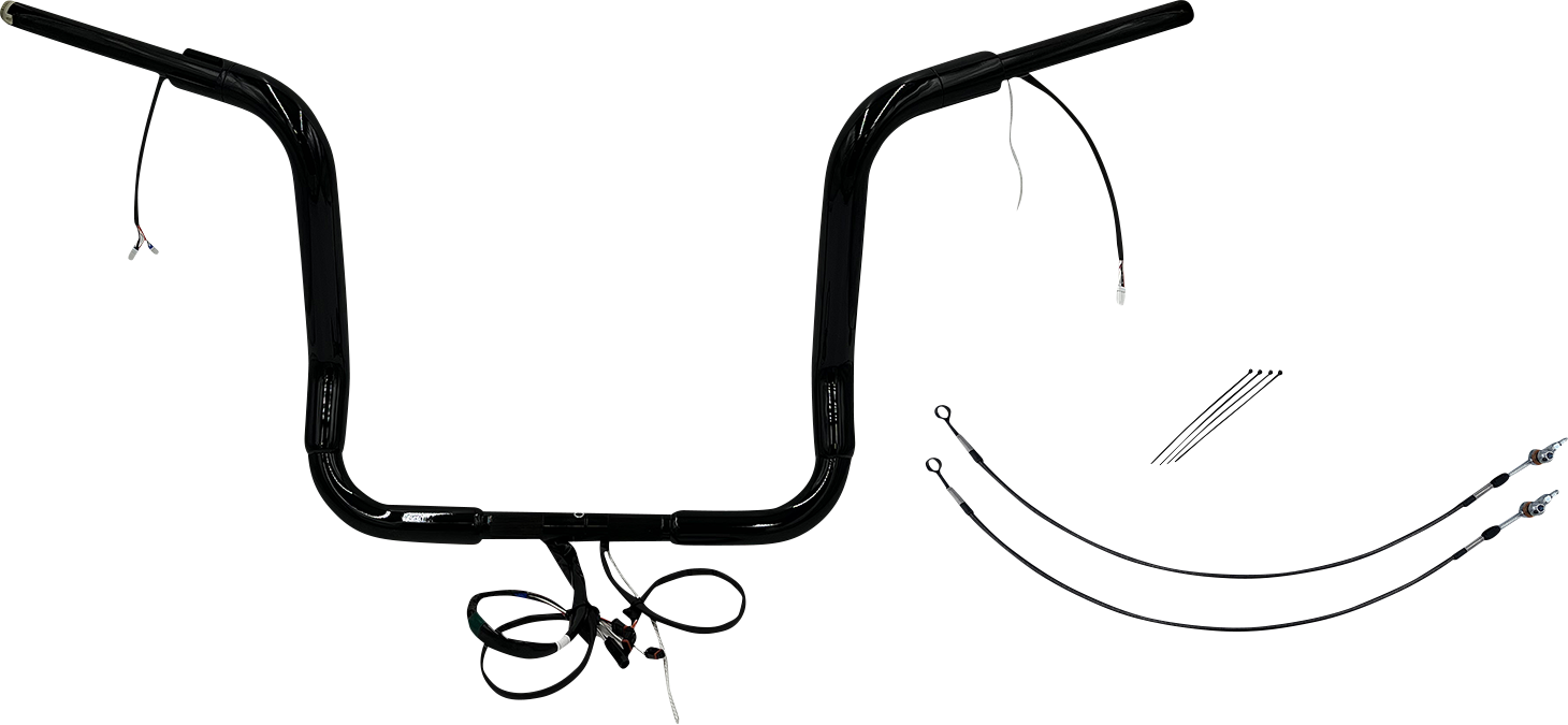 Fat Baggers, Inc. Plug & Play EZ Install 1-1/2" Round Top Handlebar Kit 802514-B
