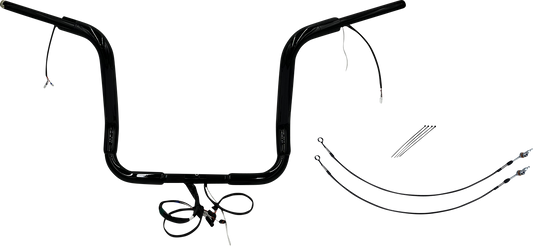 Fat Baggers, Inc. Plug & Play EZ Install 1-1/2" Round Top Handlebar Kit 802514-B