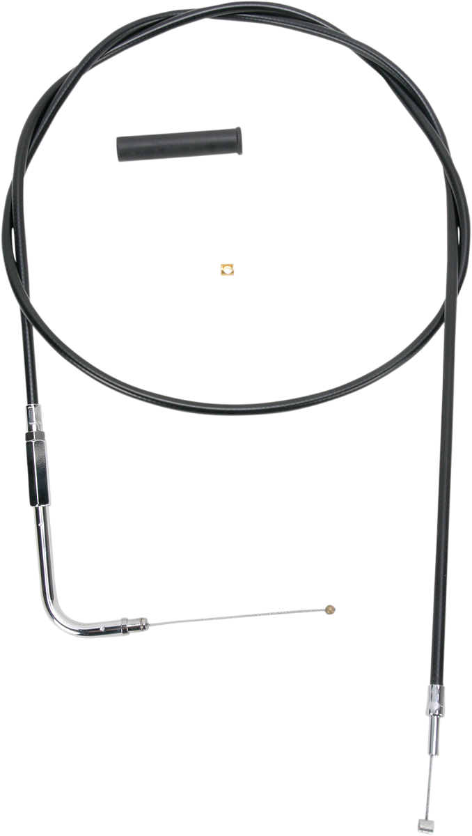 Drag Specialties Black Vinyl Throttle Cable 56"