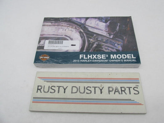 Harley Davidson Official Factory 2012 FLHXSE Model Owners Manual 99577-12