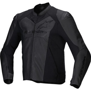 Alpinestars Faster V3 Airflow Leather Jackets Black/Black 46 3103625-1100-56