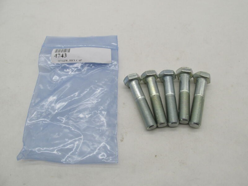Lot of 5 Harley Davidson Genuine NOS Hex Cap Screws Bolts 4743