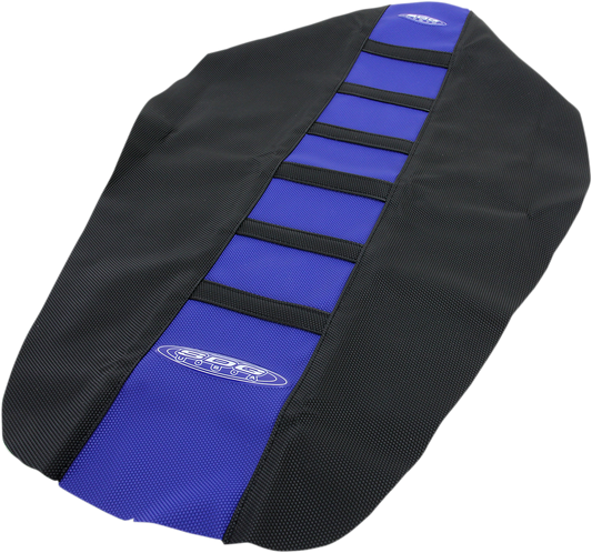 SDG 6-Rib Gripper Seat Covers Black Ribs, Blue Top, Black Sides 95938KBK