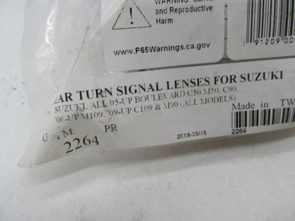 Kuryakyn Suzuki Boulevard C50 M50 C90 Clear Turn Signal Lenses 2264