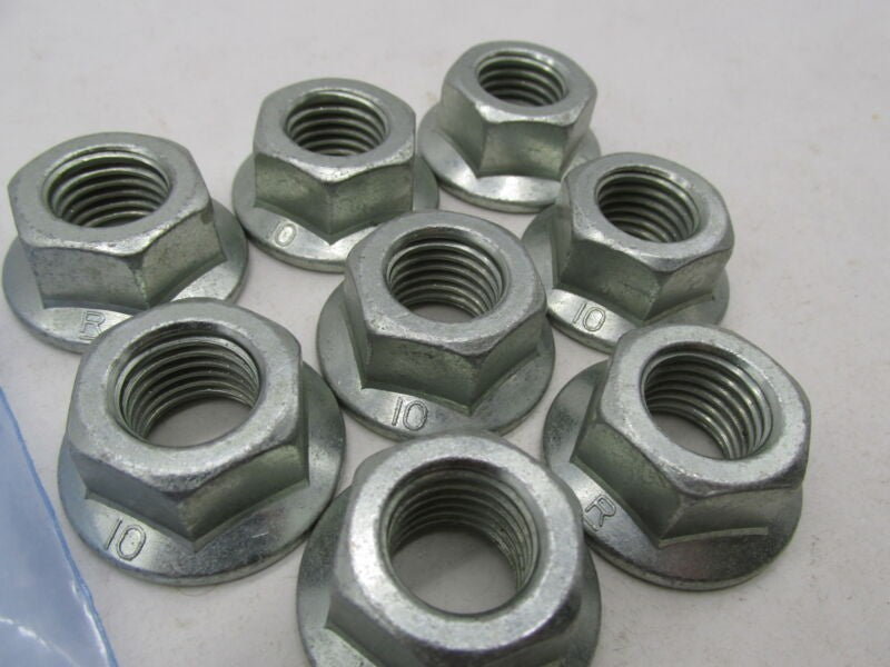 Lot of 8 Harley Davidson Genuine NOS Axle Flange Nuts 7437M