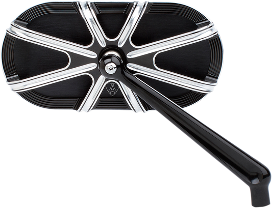 Arlen Ness Caged Series Mirrors Right Black 10 Gauge 13-162