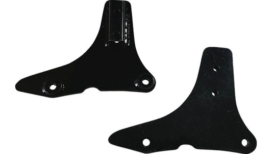 Drag Specialties Sissy Bar Side Plates Black 1504-0127