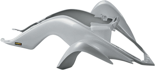 Maier Mfg Fenders White Carbon Fiber Front 19001-31