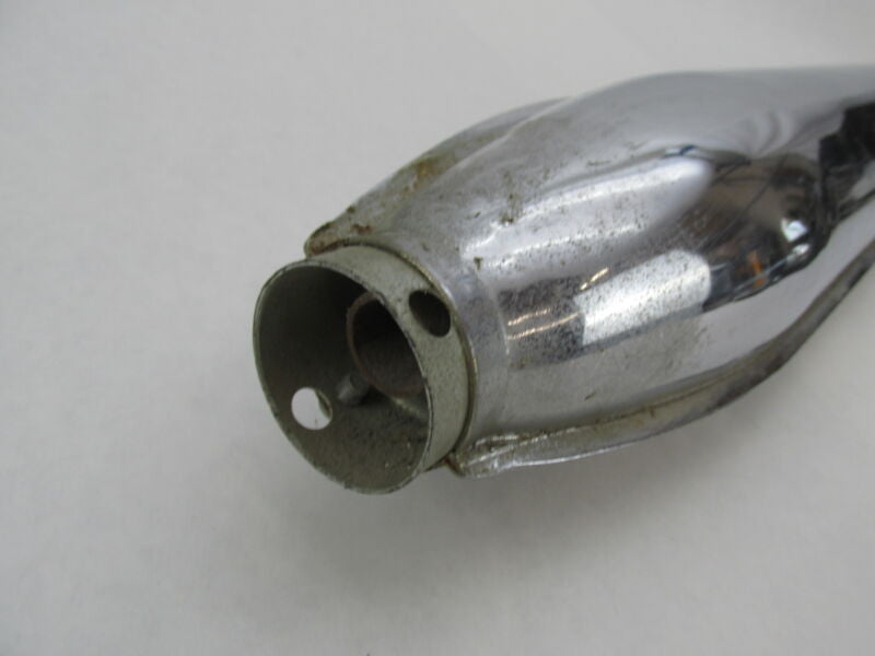 Harley Davidson Aermacchi Genuine Chrome Exhaust Muffler Excellent Con
