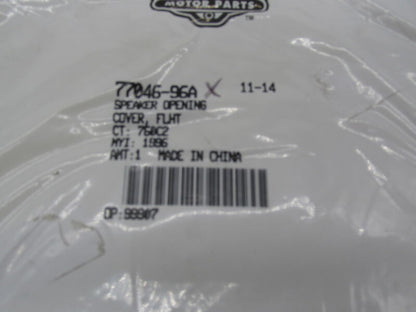 Harley Davidson Genuine NOS FLHT Speaker Grill Cover 77046-96A