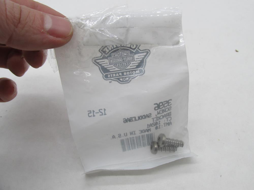 Lot of 2 Harley Davidson Genuine NOS Saddlebag Bracket Screws 3596
