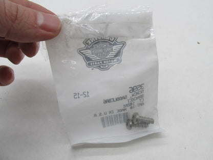 Lot of 2 Harley Davidson Genuine NOS Saddlebag Bracket Screws 3596