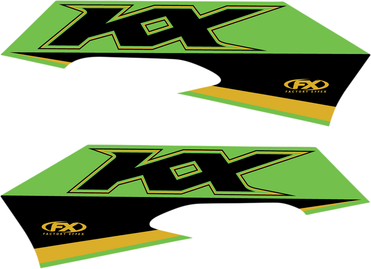Factory Effex Replacement OEM Tank/Shroud Graphics Green 25-05132