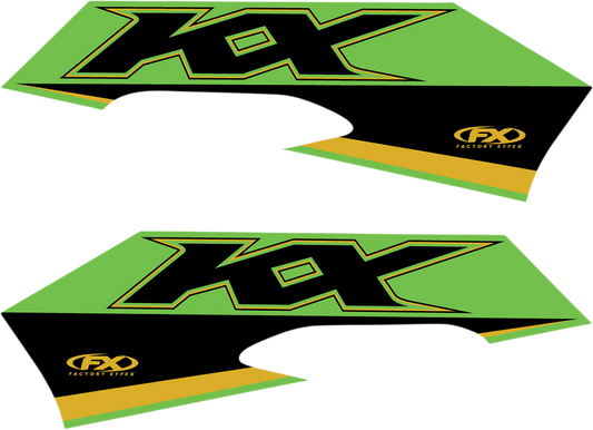 Factory Effex Replacement OEM Tank/Shroud Graphics Green 25-05132