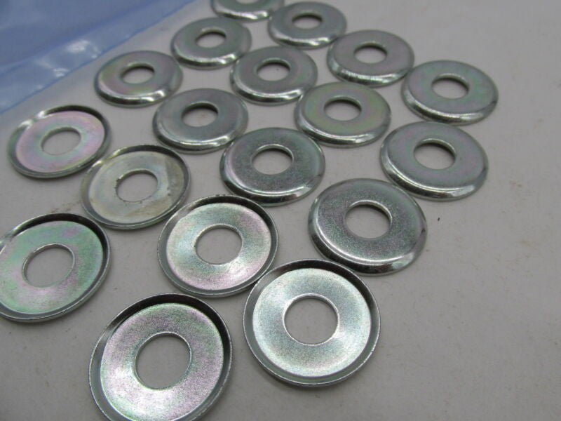 Lot of 18 Harley Davidson Genuine NOS Chrome Cup Washers 6056