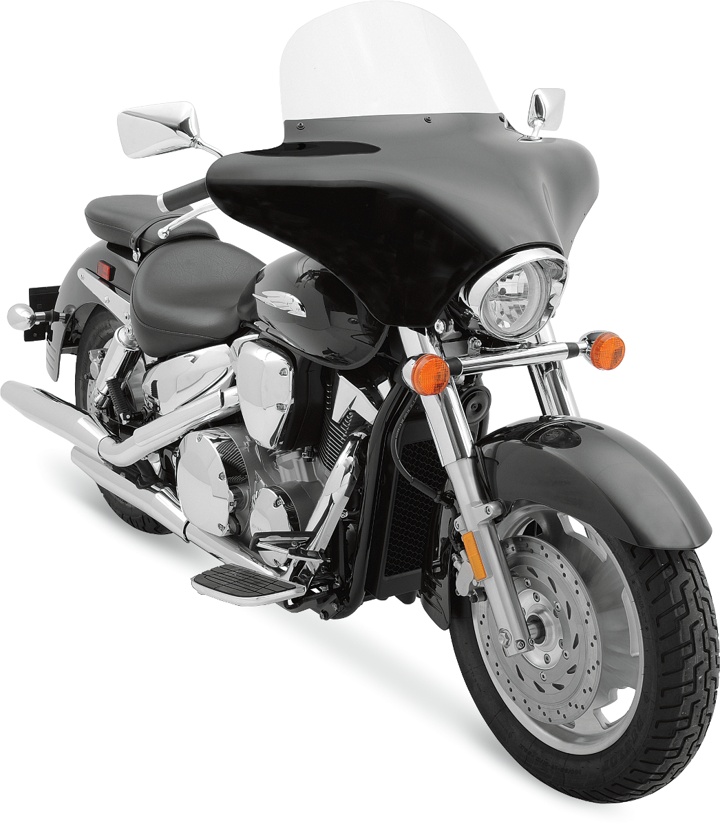 Memphis Shades 9in. Windshield for Batwing Fairing Clear MEP8520