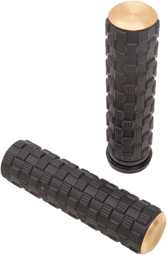 Arlen Ness TBW Fusion Series Grips Brass Air Trax 07-355