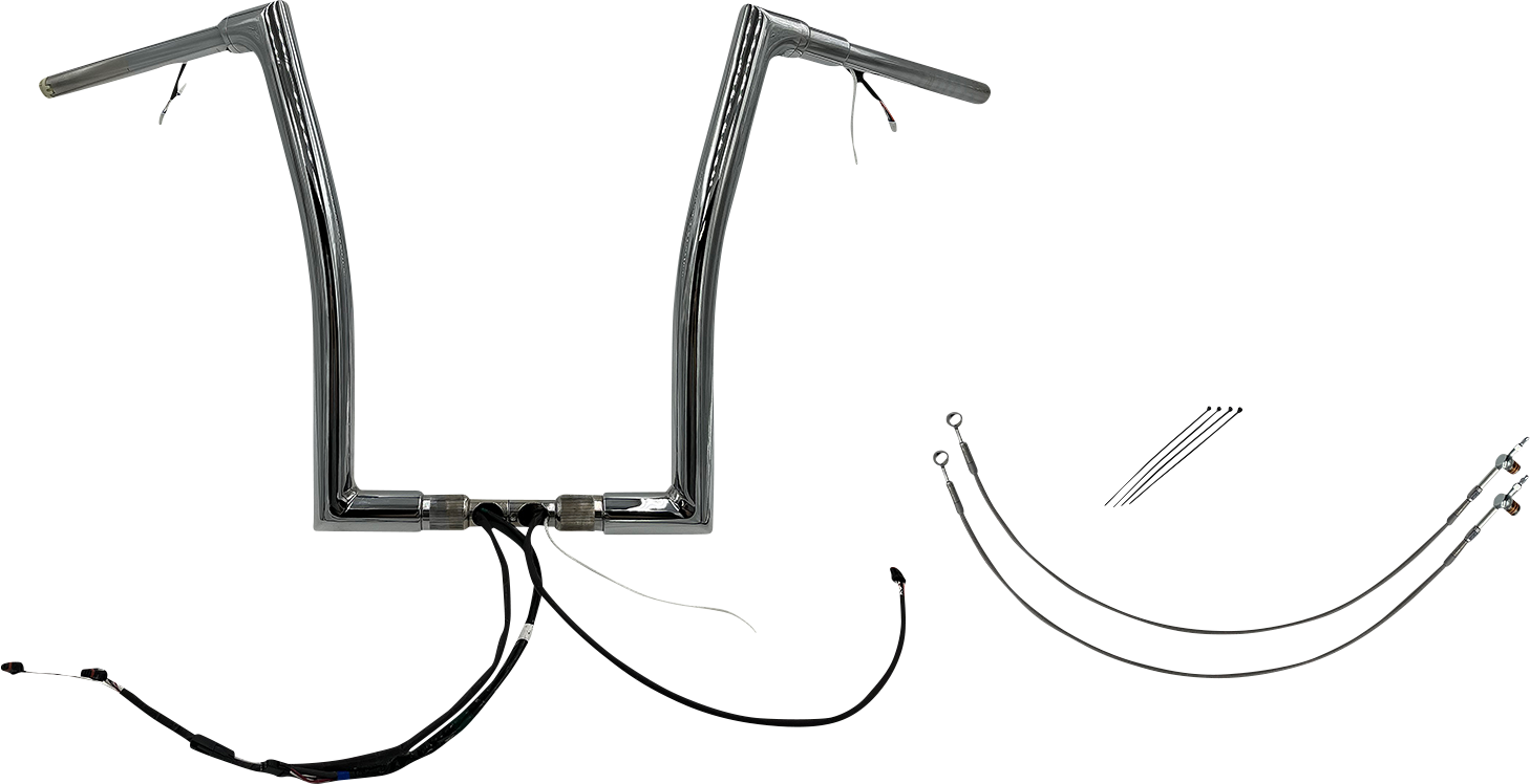 Fat Baggers, Inc. Plug & Play EZ Install 1-1/2" Flat Top Handlebar Kit 602316