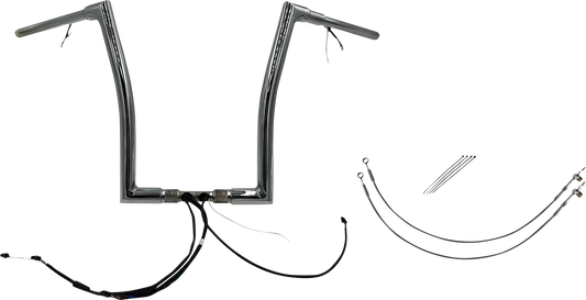 Fat Baggers, Inc. Plug & Play EZ Install 1-1/2" Flat Top Handlebar Kit 602316