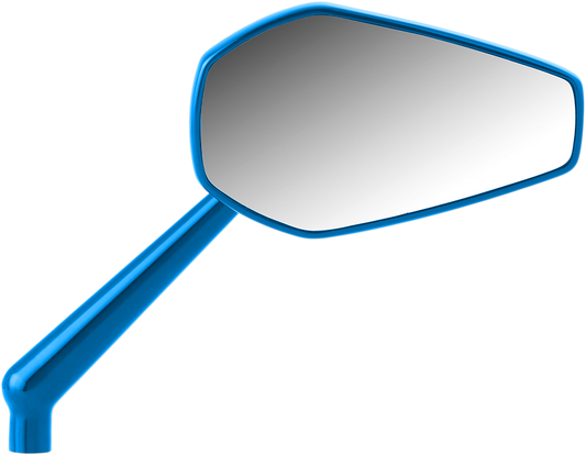 Arlen Ness Mini Stocker Mirrors Blue Right 13-153