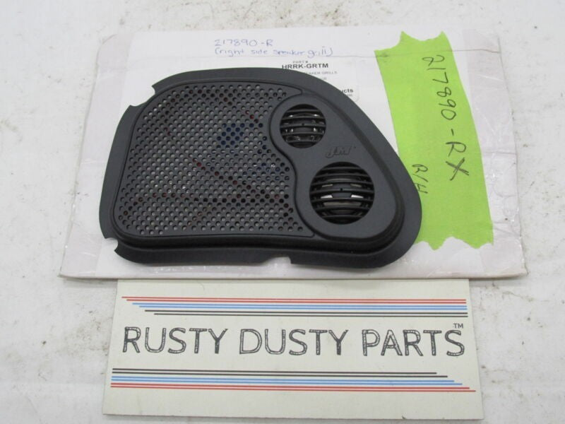 J&M Harley Black Fairing Right Side Speaker Grill / Tweeter 217890-R HRRK-GRTM
