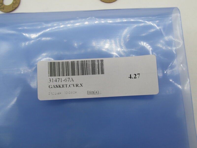 Lot of 5 Harley Davidson Genuine NOS Starter Motor Cover Gaskets 31471-67A