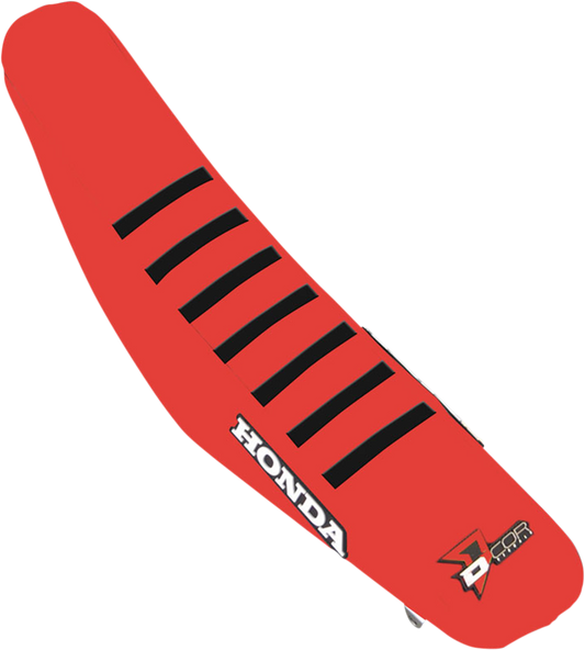 D'COR Seat Cover Red/Black Ribs 3010505
