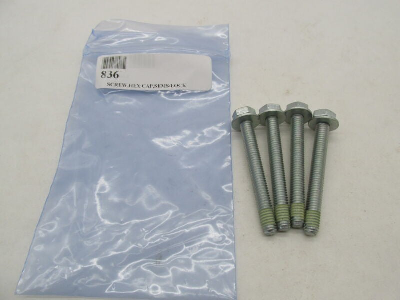 Lot of 4 Harley Davidson Genuine NOS Special Hex Cap Head Screws 836