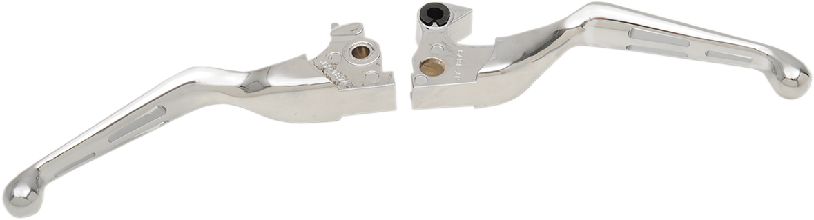 Drag Specialties Slotted Wide Blade Lever Sets Chrome 0610-0796