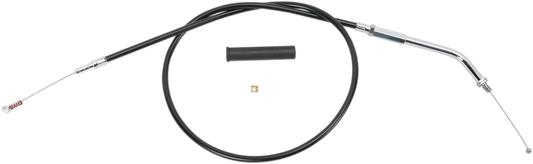 Drag Specialties Black Vinyl Idle Cable 32-1/2in.