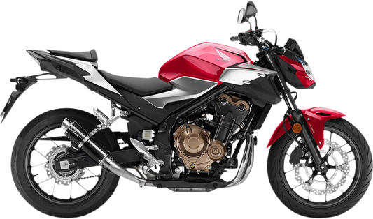 Leo Vince GP Corsa Slip-On Mufflers Stainless/Carbon 3395